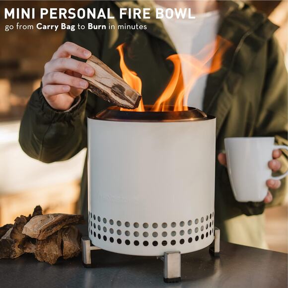 Solo Stove Mesa XL, 7 Inch Tabletop Fire Pit with Stand, Stainless Steel, 2.3lbs - Picture 8 of 8